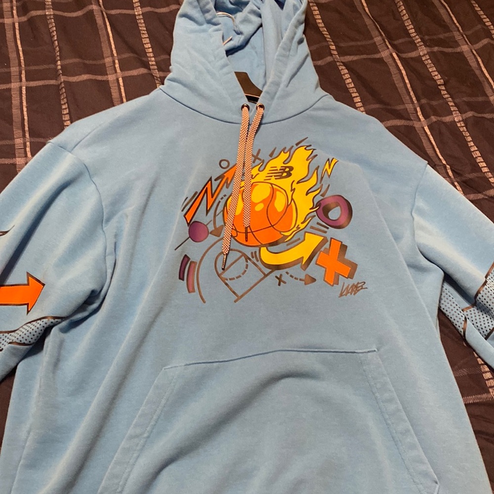 New Balance Blue Athletic Hoodie XL